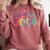 Class Of 2004 School Reunion College Highschool Graduation Comfort Colors Sweatshirt Crimson