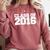 Class Of 2016 Senior Graduation Novelty Fashion T Shirt Top Comfort Colors Sweatshirt Crimson