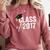 Class Of 2017 Senior Graduation Comfort Colors Sweatshirt Crimson