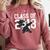 Class Of 2018 Graduation Dabbing Panda Bear Comfort Colors Sweatshirt Crimson