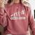 Class Of 2018 Graduation Evolution Comfort Colors Sweatshirt Crimson
