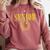 Class Of 2020 Senior 90s Grunge Graduation Comfort Colors Sweatshirt Crimson