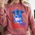Class Of 2021 Graduate Kawaii Anime Girl School Graduation Comfort Colors Sweatshirt Crimson