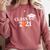 Class Of 2021 Graduation Him Her Basketball Pullover Comfort Colors Sweatshirt Crimson