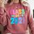 Class Of 2021 Graduation Grow With Me Comfort Colors Sweatshirt Crimson