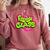 Class Of 2021 Senior Fresh 90's TV Style Grad For Graduation Comfort Colors Sweatshirt Crimson