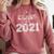 Class Of 2021 Shirt Senior 2021 Graduation Her Women Comfort Colors Sweatshirt Crimson