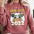 Class Of 2022 Graduate Senior 2022 Graduation Comfort Colors Sweatshirt Crimson