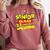 Class Of 2022 Senior 2000s Animated Movie Style Graduation Comfort Colors Sweatshirt Crimson