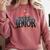 Class Of 2022 Senior Retro Movie Marvelous Graduation Grad Comfort Colors Sweatshirt Crimson