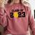 Class Of 2023 Graduation Waterpolo Senior 2023 Comfort Colors Sweatshirt Crimson