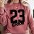 Class Of 2023 Seniors 23 Senior Graduation Idea Comfort Colors Sweatshirt Crimson