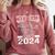 Class Of 2024 Finale Drama Theater Club Actor Graduation Comfort Colors Sweatshirt Crimson