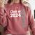 Class Of 2024 Senior 24 Shirt High School Graduation Party Comfort Colors Sweatshirt Crimson
