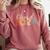 Class Of 2024 Senior Graduate 2024 Graduation Comfort Colors Sweatshirt Crimson