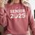 Class Of 2025 Golf Senior Golfing Graduation Graduate Men Comfort Colors Sweatshirt Crimson