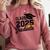 Class Of 2025 Graduate 2025 Graduation Senior 2025 Comfort Colors Sweatshirt Crimson