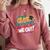 Class Of 2025 We Out Graffiti Graduation 2025 Comfort Colors Sweatshirt Crimson