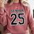 Class Of 2025 High School Senior 25 On Back Graduation Comfort Colors Sweatshirt Crimson