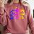 Class Of 2025 Mastered It College Masters Degree Graduation Comfort Colors Sweatshirt Crimson