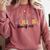 Class Of 2025 Senior 25 High School Graduation Comfort Colors Sweatshirt Crimson