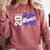 Class Of 2025 Senior 2025 Back To School Graduation Party Comfort Colors Sweatshirt Crimson