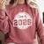 Class Of 2025 Senior School Graduation College Comfort Colors Sweatshirt Crimson