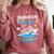 Class Of 2026 Graduation Cruise Senior Graduates Vacation Comfort Colors Sweatshirt Crimson