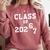 Class Of 2026 Graduation So Done Grade Middle High School Premium Tri-Blend Comfort Colors Sweatshirt Crimson