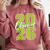 Class Of 2026 Graduation Varsity Lime Green Letters Comfort Colors Sweatshirt Crimson