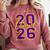 Class Of 2026 Graduation Varsity Purple And Yellow Letters Comfort Colors Sweatshirt Crimson