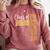 Class Of 2026 Senior 26 High School Graduation -Gold Comfort Colors Sweatshirt Crimson