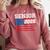 Class Of 2026 Senior Back To School American Flag Graduation Comfort Colors Sweatshirt Crimson