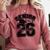Class Of 2026 Senior 2026 Graduation Comfort Colors Sweatshirt Crimson