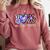 Class Of 2026 Shirt Tie Dye Senior Graduation Class Reunion Comfort Colors Sweatshirt Crimson