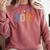 Class Of 2027 Graduate Shirts For Men Women Graduation Retro Comfort Colors Sweatshirt Crimson