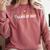 Class Of 2027 Graduation Making History Seniors Graduate Comfort Colors Sweatshirt Crimson