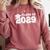 Class Of 2029 Senior Graduation 2029 Shirt Comfort Colors Sweatshirt Crimson