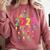 Class Of 2029 Senior Class 2029 Idea Graduation Grow With Me Comfort Colors Sweatshirt Crimson