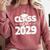 Class Of 2029 Shirt For Elementary Kids Graduation Comfort Colors Sweatshirt Crimson