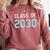 Class Of 2030 Graduation T-Shirt Comfort Colors Sweatshirt Crimson