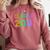 Class Of 2031 High School Graduation Date Kindergarten Shirt Comfort Colors Sweatshirt Crimson