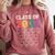 Class Of 2035 Graduation Check List Comfort Colors Sweatshirt Crimson