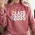 Class Of 2035 Grow With Me Boy Girl First Day Of Graduation Comfort Colors Sweatshirt Crimson