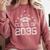Class Of 2035 Grow With Me Graduation Back To School Comfort Colors Sweatshirt Crimson