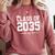 Class Of 2035 Grow With Me Graduation First Day Of School Comfort Colors Sweatshirt Crimson