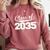 Class Of 2035 Kid To Adult Future Years Graduation Keepsake Comfort Colors Sweatshirt Crimson