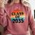 Class Of 2035 Senior Graduate Retro Graduation Comfort Colors Sweatshirt Crimson