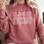 Class Of 2038 Grow With Me Class Graduation Apparel Comfort Colors Sweatshirt Crimson