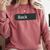 Class Of 2038 Pre-K -12th Grade Hand Prints Space Graduation Comfort Colors Sweatshirt Crimson
